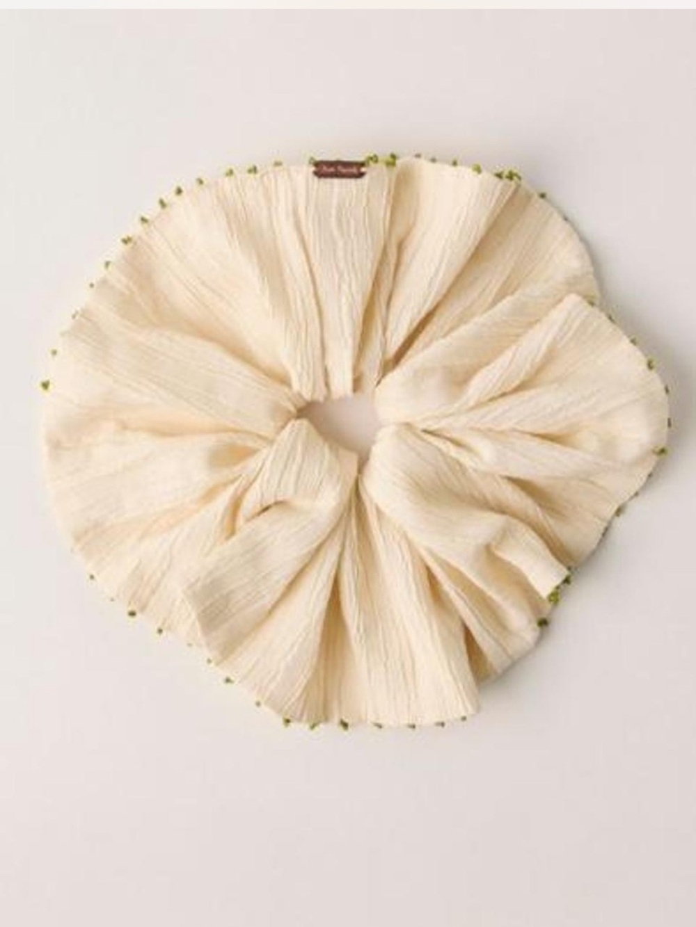 Free People Calypso Beaded Trim Scrunchie